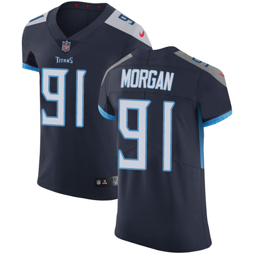 Nike Titans #91 Derrick Morgan Navy Blue Alternate Men's Stitched NFL Vapor Untouchable Elite Jersey - Click Image to Close